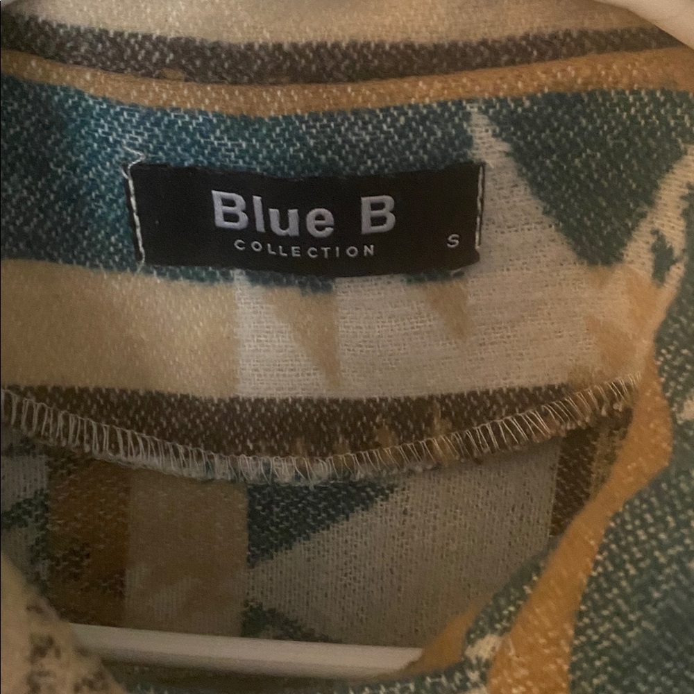 Blue B Patterned Jacket - image 2